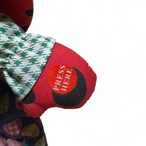 VTG Tenderhearted Ladybug Doll Apple Outfit Cottage Sound Works - Picture 4 of 8